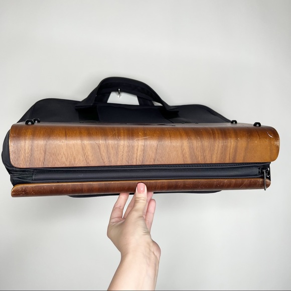Puma Urban Mobility Bag Black Wood Laptop Bag Travel Limited Edition Neutral - Picture 6 of 10